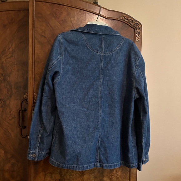 Jean jacket demure barn coat style Faded Glory size M very mindful - Picture 3 of 6